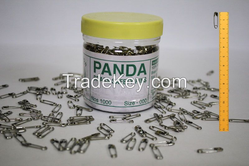 Panda Brass Safety Pins