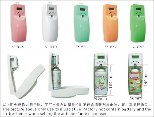 automatic perfume/aerosol dispenser