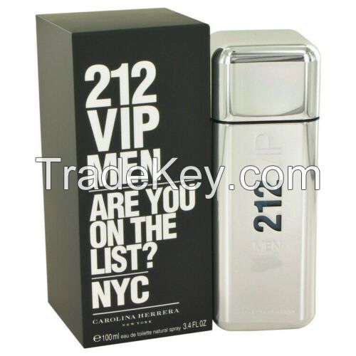 Carolina Herrera VIP 212 Perfume Cologne EDT Spray 3.4 Oz for Men