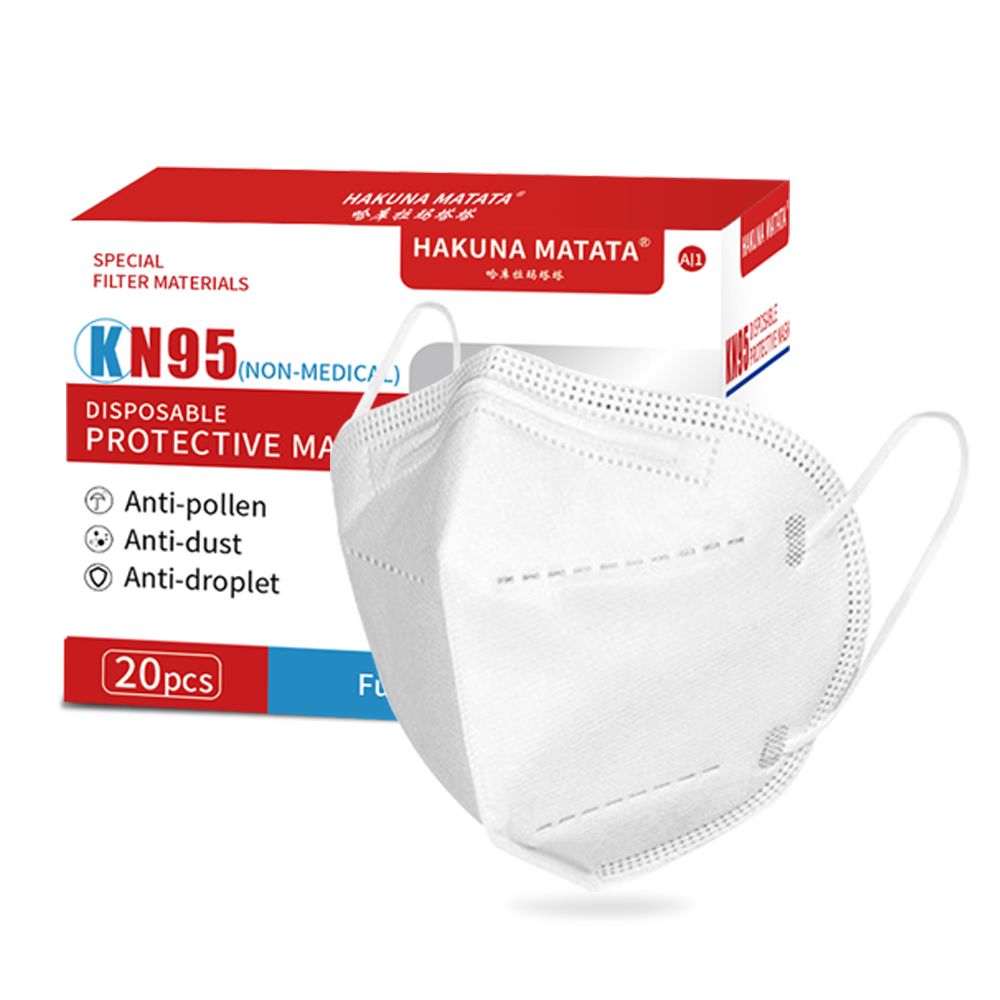 FDA KN95 Disposable Protective Face Mask 5 Layers 3D BFE 99% Melt-Blown Fillter