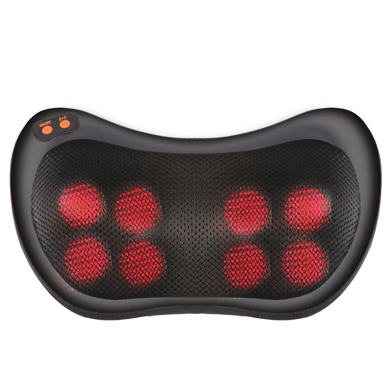 Portable Electric Shiatsu Home Car Full Body Massager Warm Compress Back Travel Air Kneading Cervical Pillow Massage