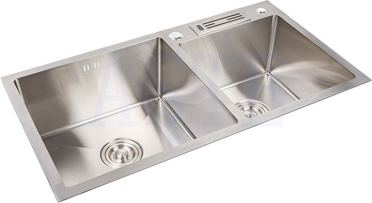 Asia&Pacific Area pressing double bowl stainless steel kitchen sink