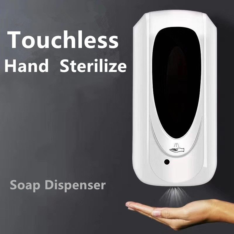 1000ML touchless automatic hand sanitizer dispenser with sensor and batteries supply