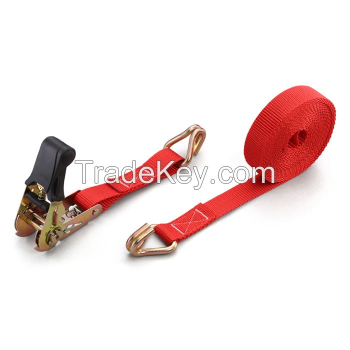 TIE DOWN BIND  1&amp;quot; 2&amp;quot; CARGO LASHING STRAP BELT J or S HOOK SWAN HOOK