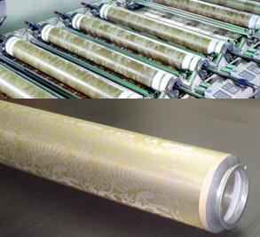 rotary nickel screen for textile printing