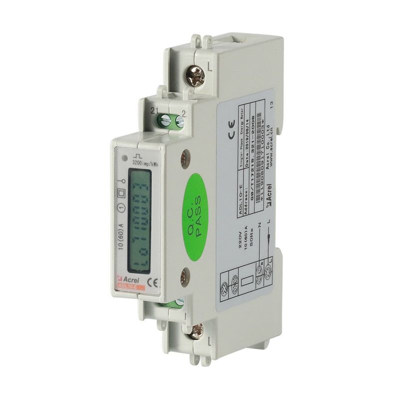 ADL10-E/C mini size din rail single phase power meter with RS485 rtu