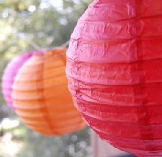 Paper lantern or paper ball used for wedding&party