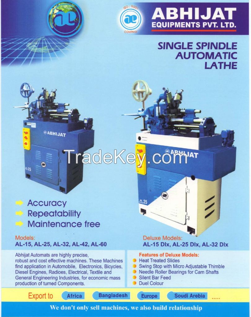 Single Spindle Automatic Lathe Traub machine