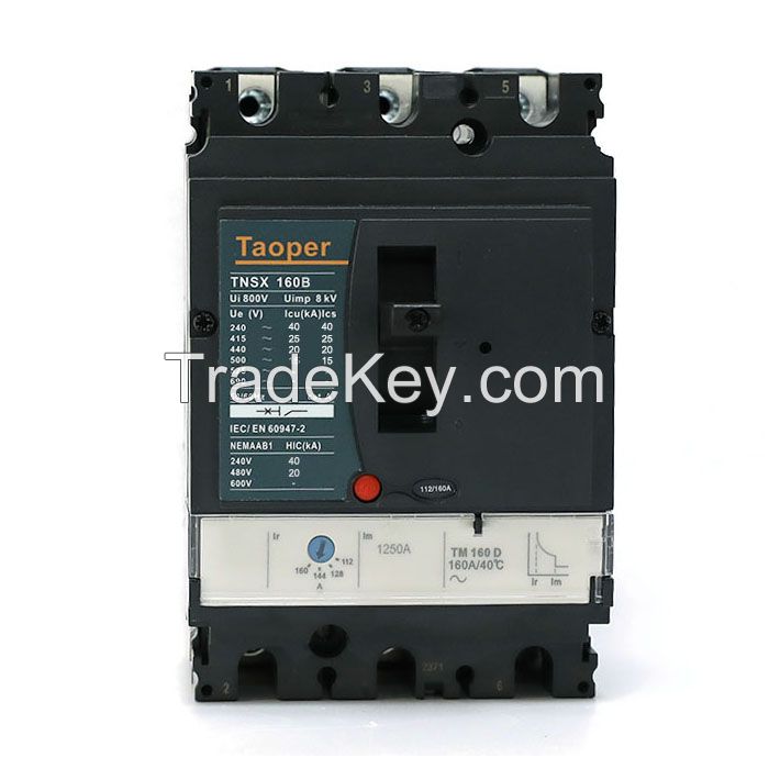 Taoper ComPact NSX MCCB NSX160B NSX160F NSX160N NSX160H Molded Case Circuit Breaker