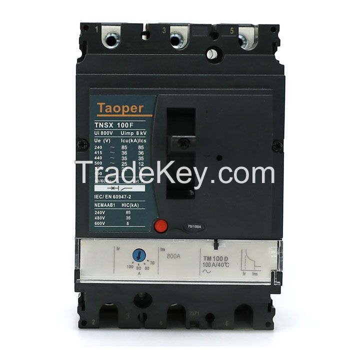 Taoper ComPact NSX MCCB NSX100B NSX100F NSX100N NSX100H Molded Case Circuit Breaker