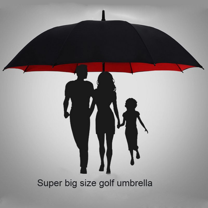 30 inch 8k 190T pongee auto open personalized customized extra long golf umbrella with print logo 