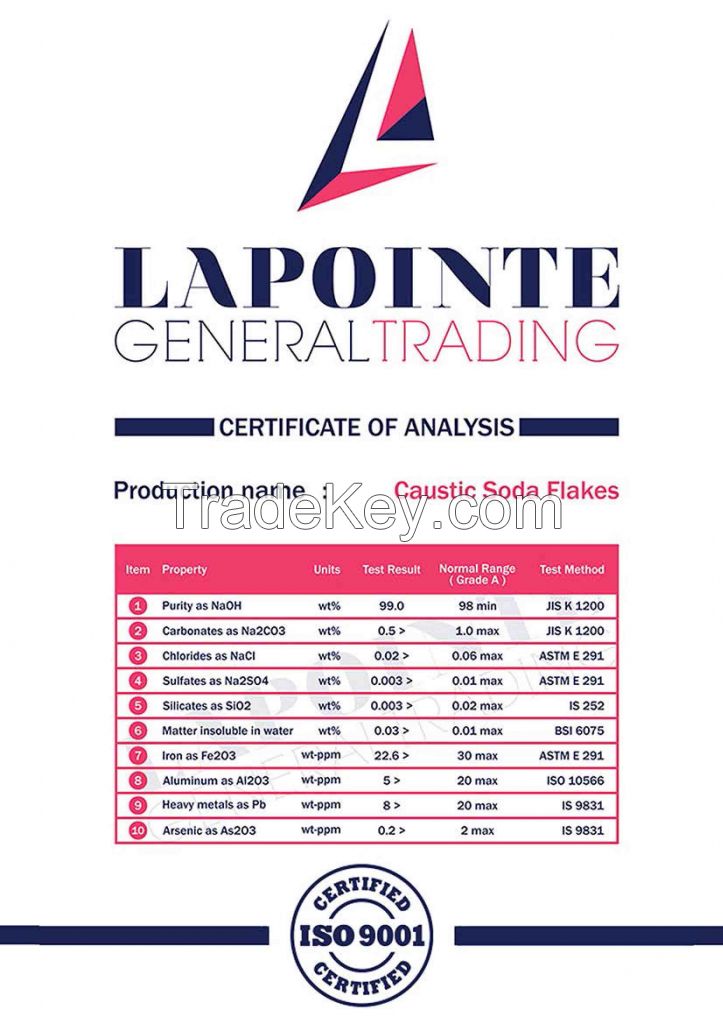 Lapointe Caustic Soda Flakes 99%