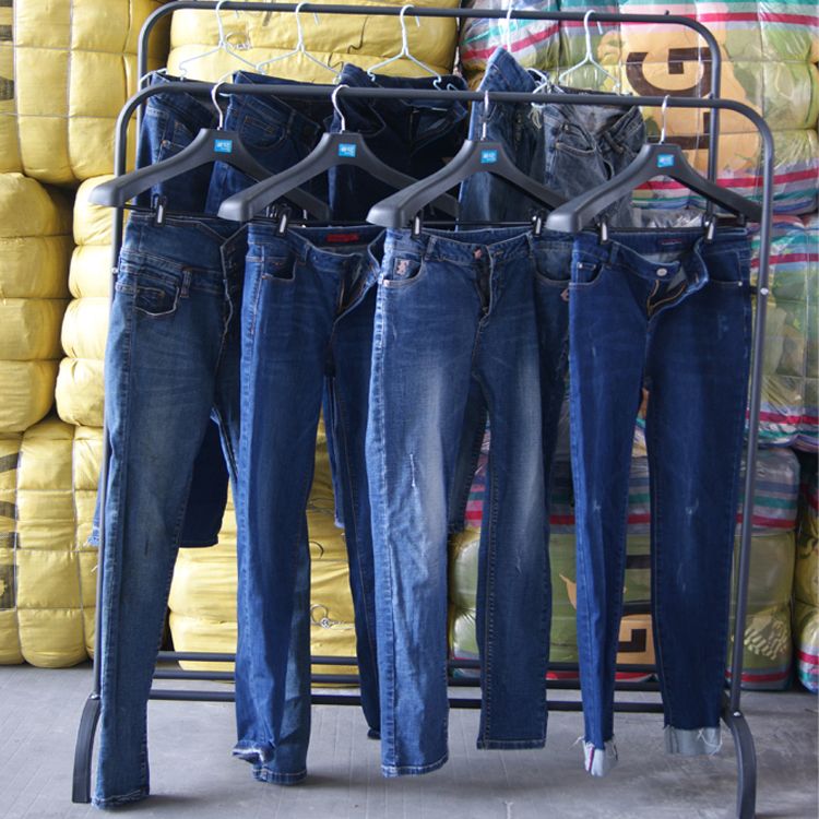 Export Used Men Jeans Pants In Bales Second Hand Clothing