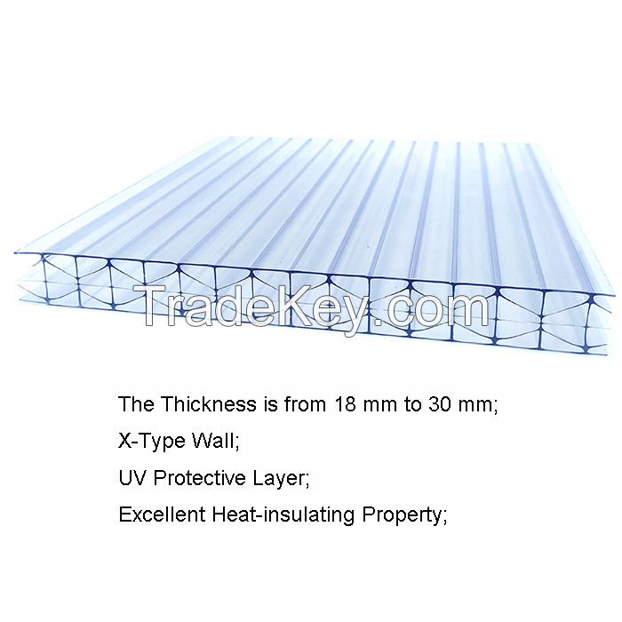 X Type Polycarbonate Sheet