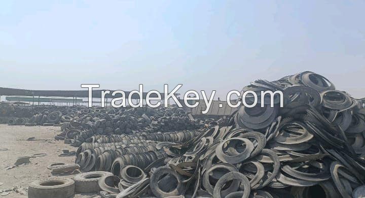 Used Waste Tires Tyre Scraps / Baled