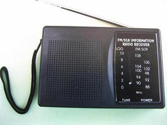 SCA/FM Pocket Radio SC-200