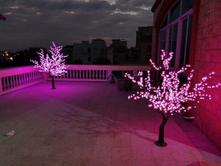 beautiful led tree light suitable for the park the courtyard Cherry tree decorative lamp