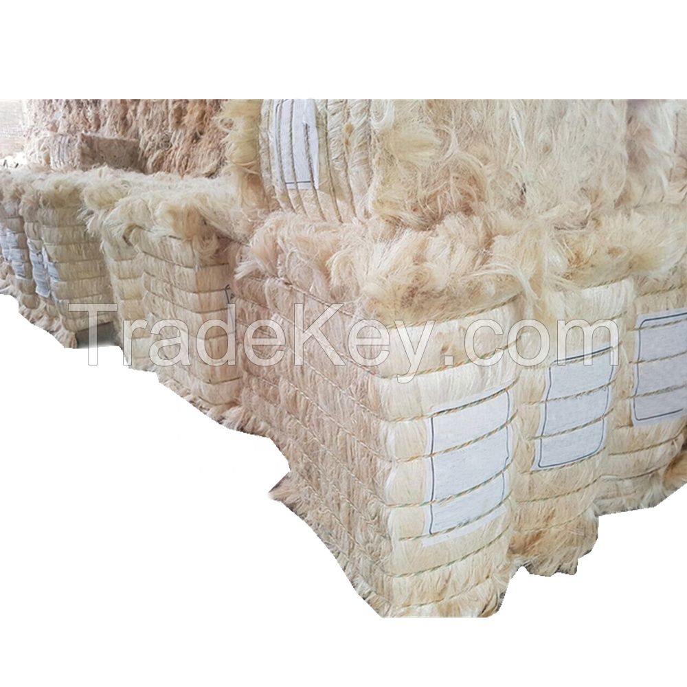 Raw Sisal Fiber, ropes, net, fiber, bamboo, coconut, cotton 