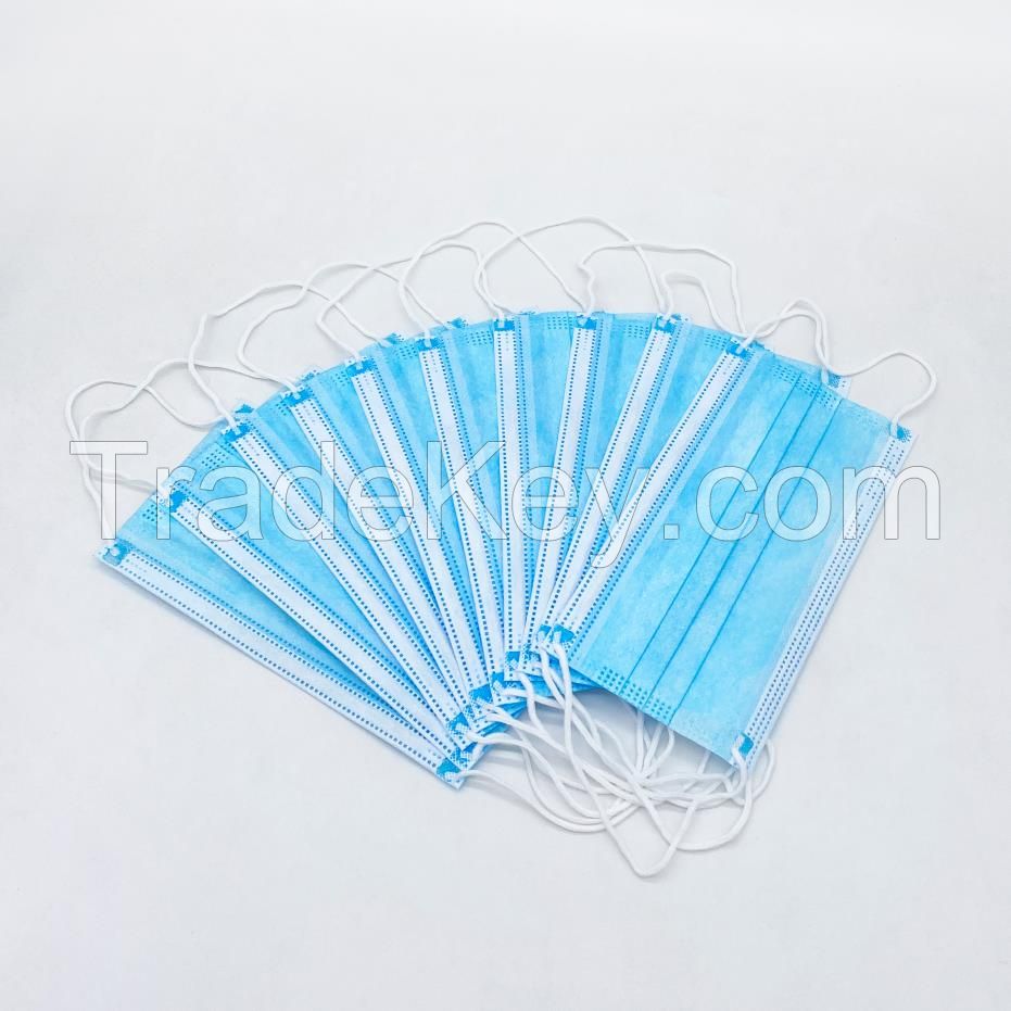 disposable antiviral face masks earloop personal protective equipment 