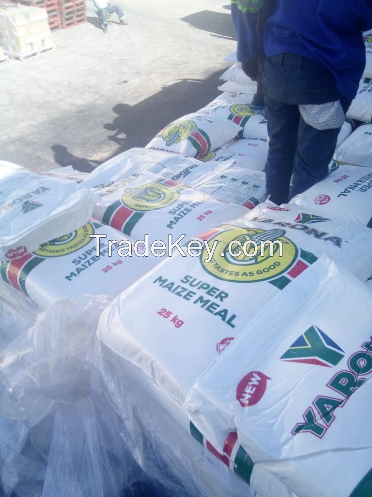 YELLOW 25KG BAGS SUPER MAIZE MEAL