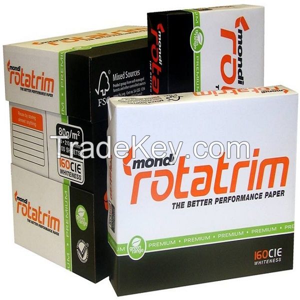 a4 paper manufacturers Mondi Rotatrim white bond copy paper A4 