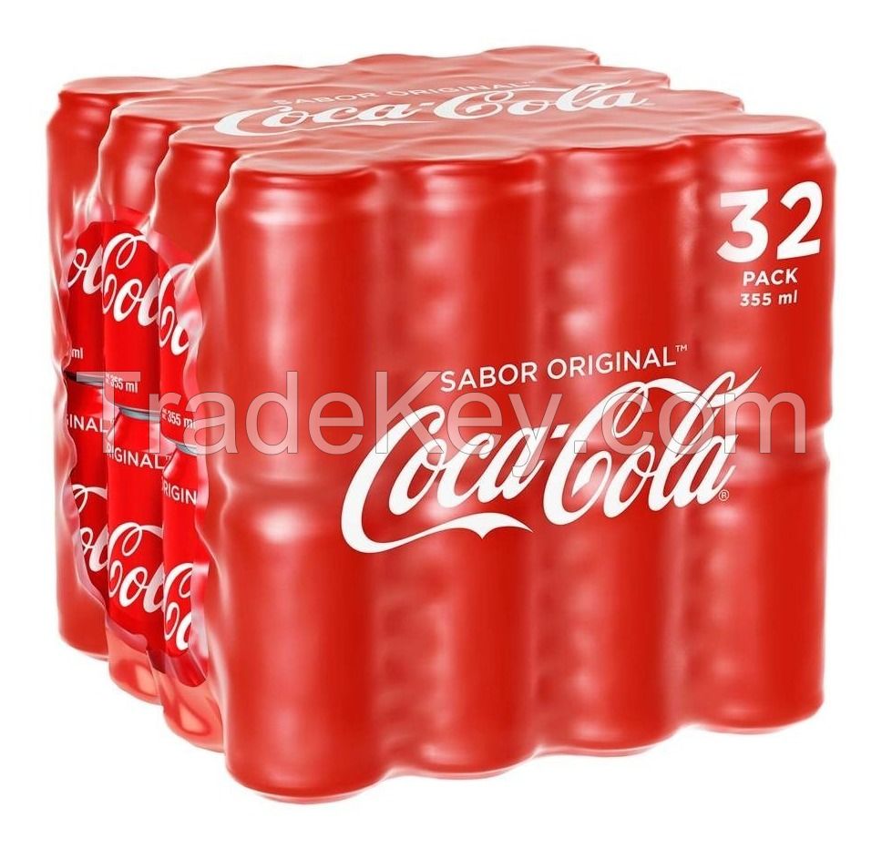 COCA COLA IN CANS - 24X33CL/ Coca-cola Carbonated Drinks 320ml x 24 