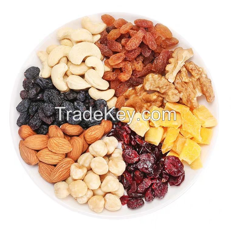 Roasted Mixed Kernels Nuts And Raisins Dried Fruits Snacks 