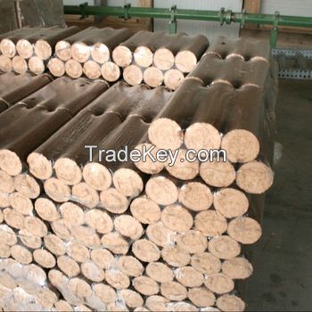 100% Wood Briquettes Low Ash High Density