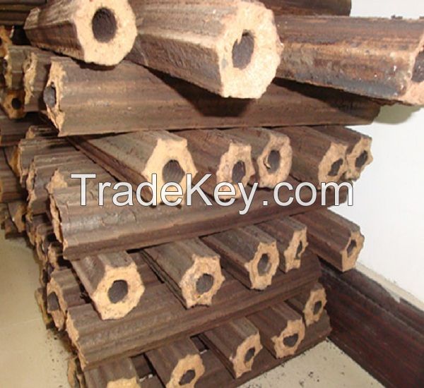 100% Wood Briquettes Low Ash High Density