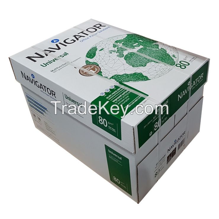 Super White Navigator A4 copier paper / Laser A4 Size Paper Copy Paper 80 gsm 