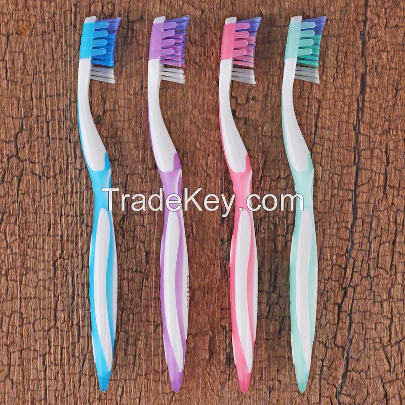 Adults Soft Bristle Toothbrush Plastic Tooth Brush 