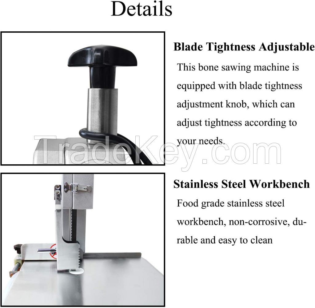 2020 Factory Price Meat Bone Saw Machine Professional Cutting Frozen Meat Electric Butchers Bone Saw Machine