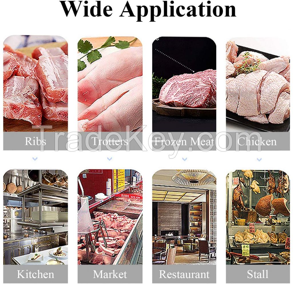 Hr210A Good Price Hand Held Electric Cutting Machine Butcher Cutter Frozen Meat Bone Saw Machine