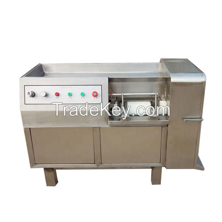 Electric meat dicer machine easy operation meat cube cutting machine price