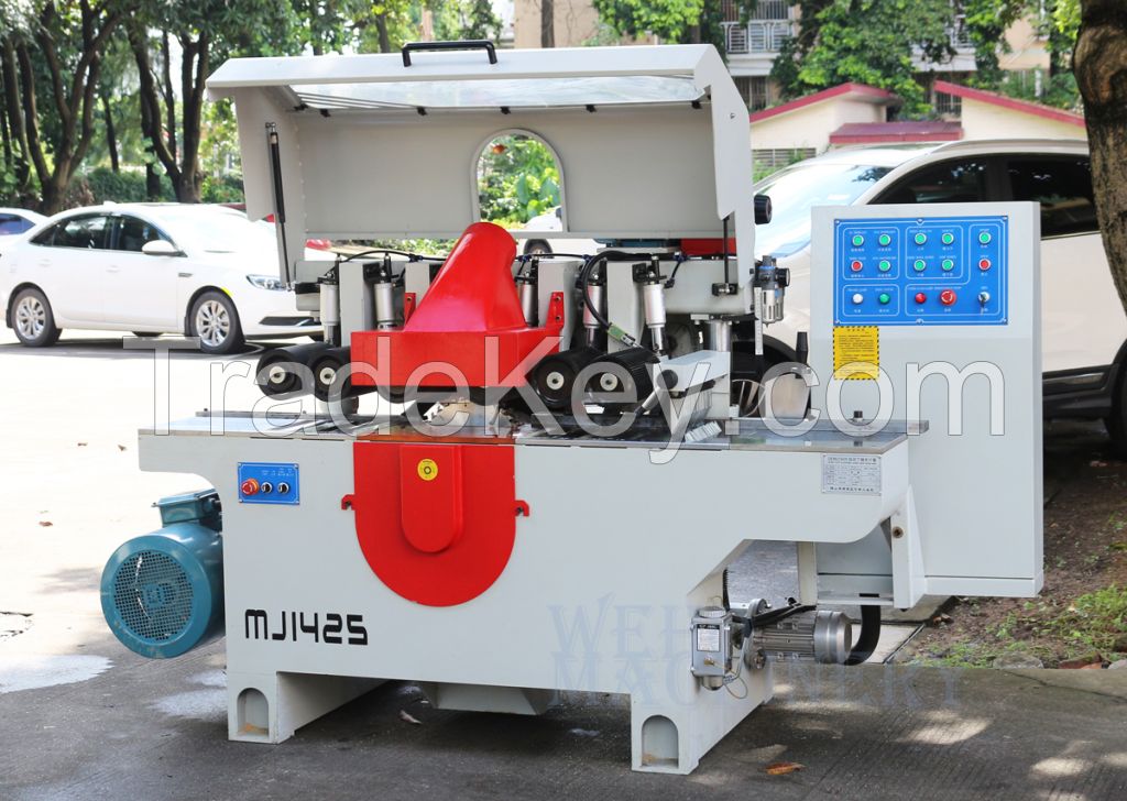 multi blades wood cutting machine gang rip saw