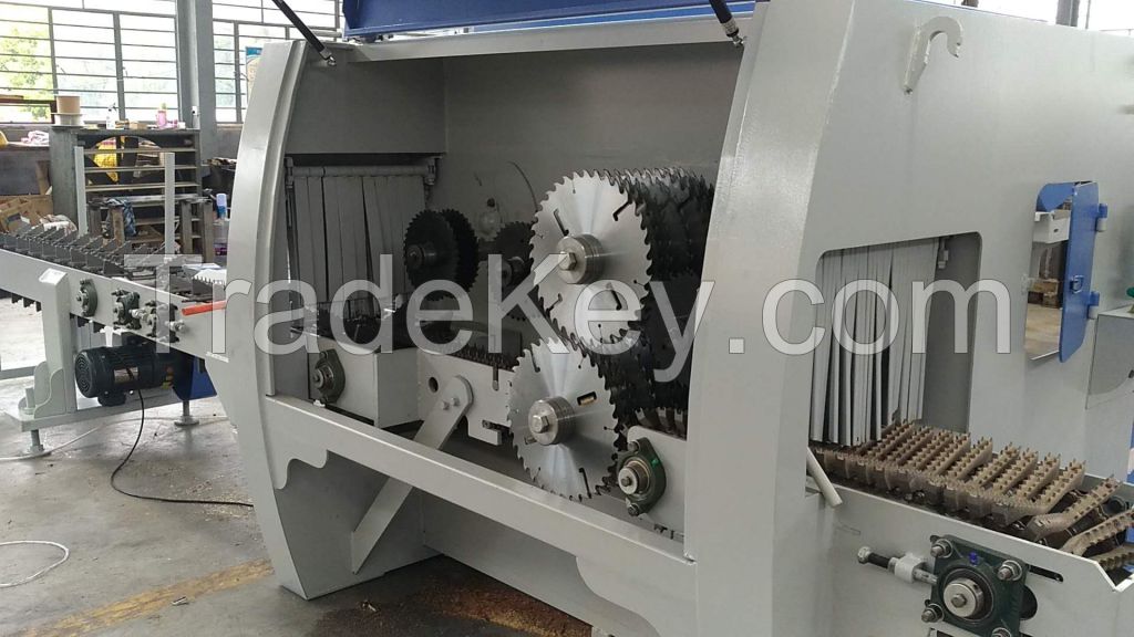 Log multi blades saw machine wood cutting saw machine woodworking machine