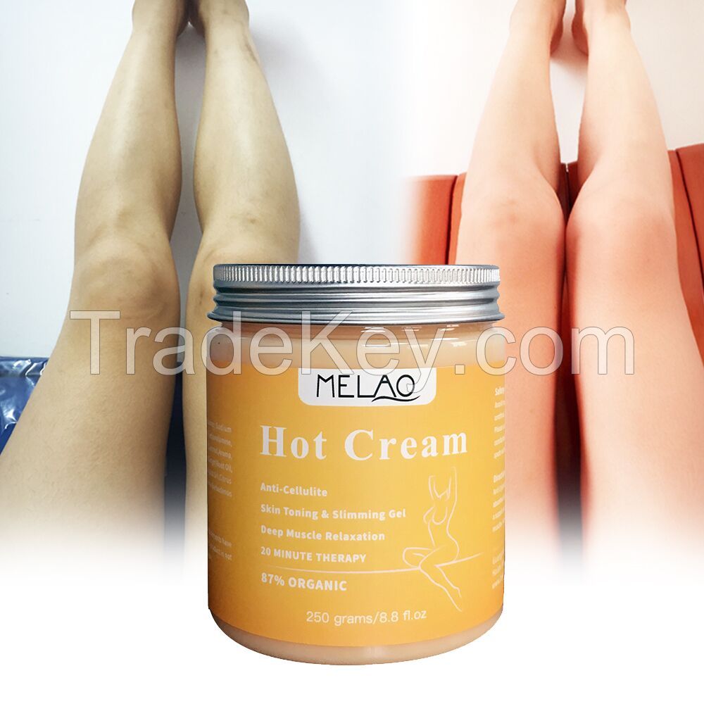 MELAO Weight Loss Cream Body Massager New 250g Anti Cellulite Hot Cream Fat Burner Gel Slimming Cream Massage Hot Anti-Cellulite