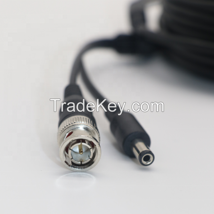 New Product 30M/98.4ft 2 in 1 Video BNC and DC Connector Cable CCTV 2MP/5MP AHD/TVI/CVI/CVBS Camera System Accessories