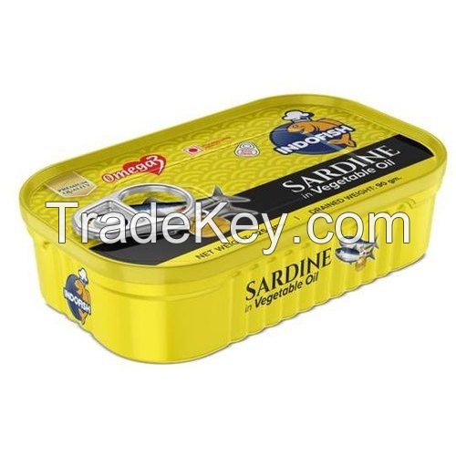 Top quality Morocco origin Canned Sardine in Soybean Oil