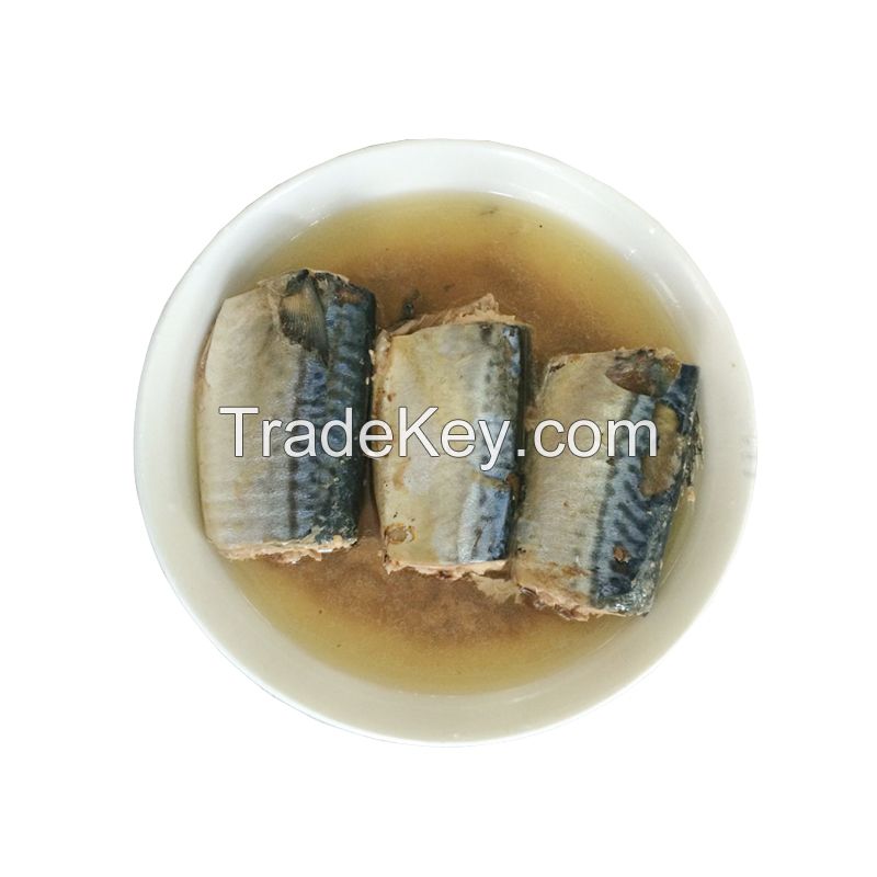 200G Canned Mackerel In Brine small size with good quality for sale