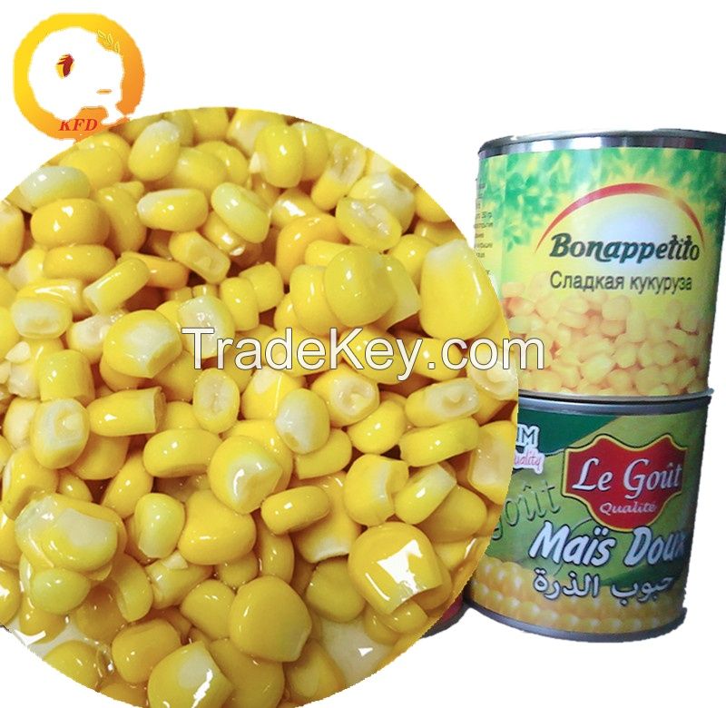 Factory Price Canned Sweet Corn 850g