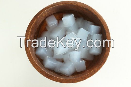 Raw Nata De Coco/ Coconut Jelly with Syrup/ Bulk Quantity