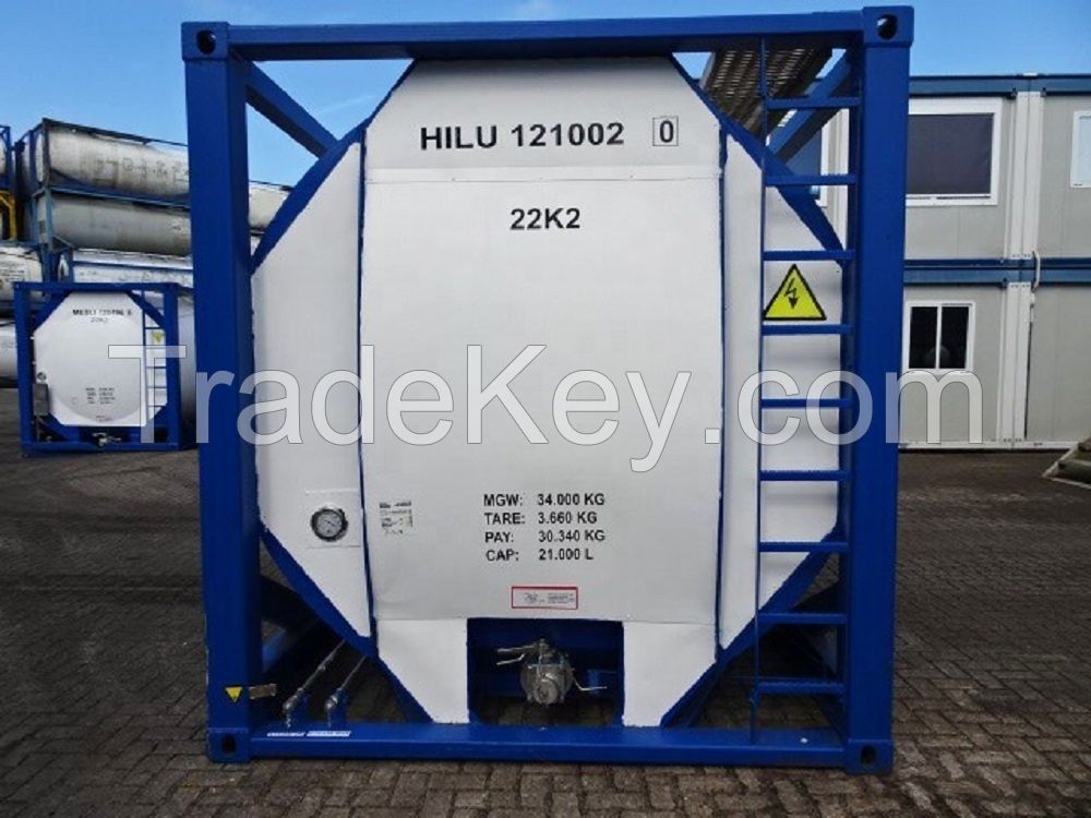 20FT 40FT Liquid Chemical Storage ISO Tank Container