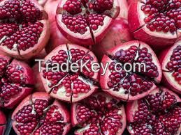 fresh pomegranates