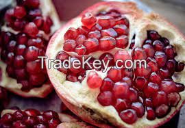 fresh pomegranates