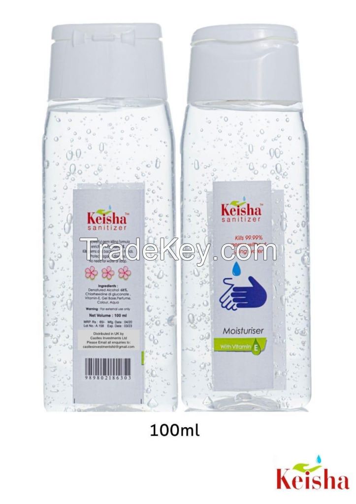 Keisha Moisturising Hand Gel with Vitamin E - 100ml