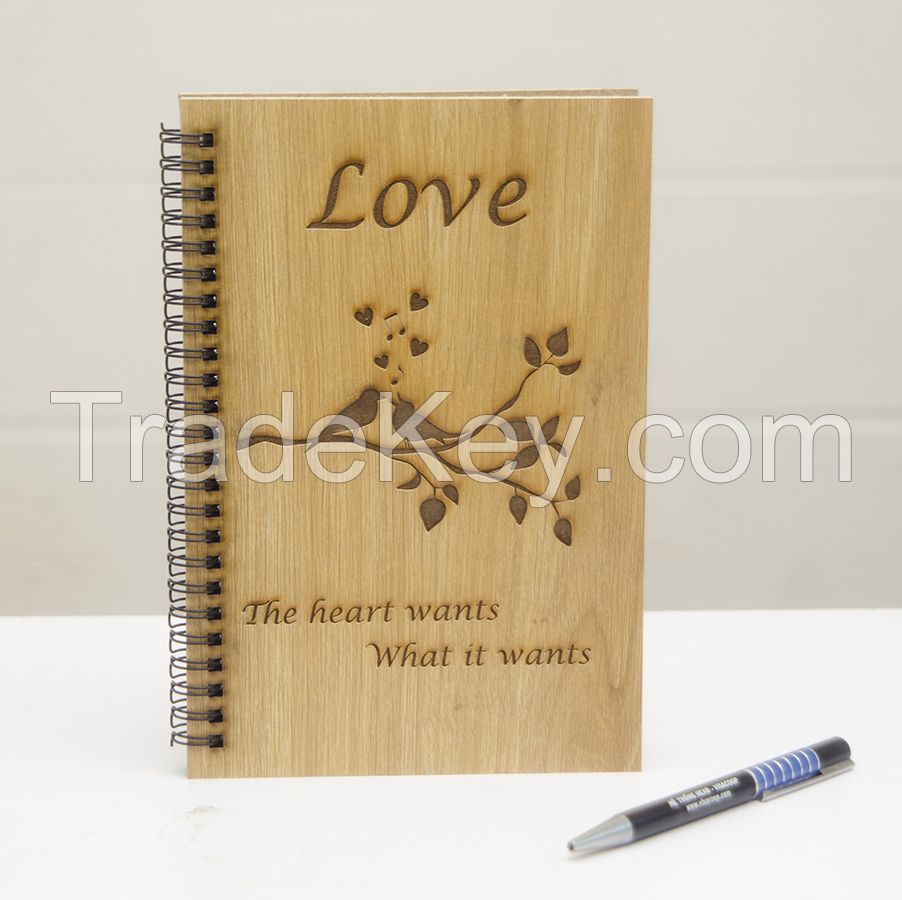 wood notebook