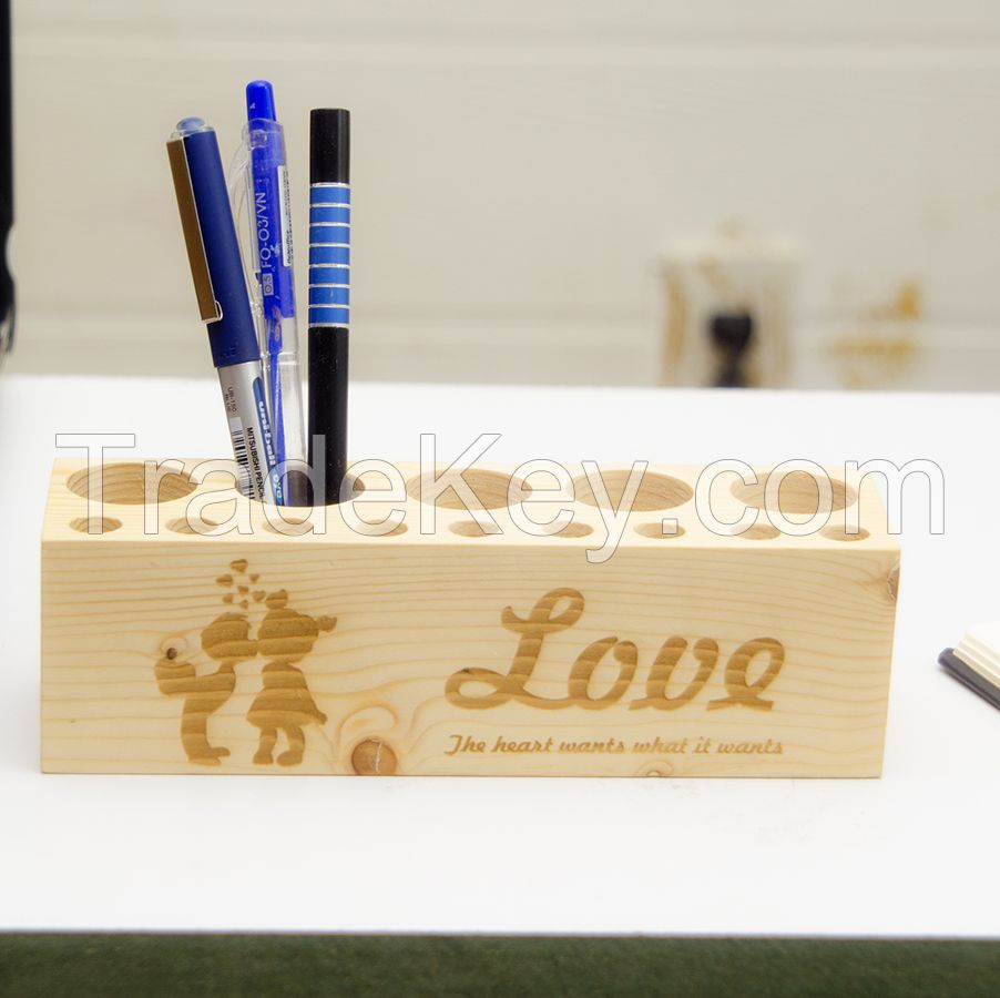 wood Pen holder