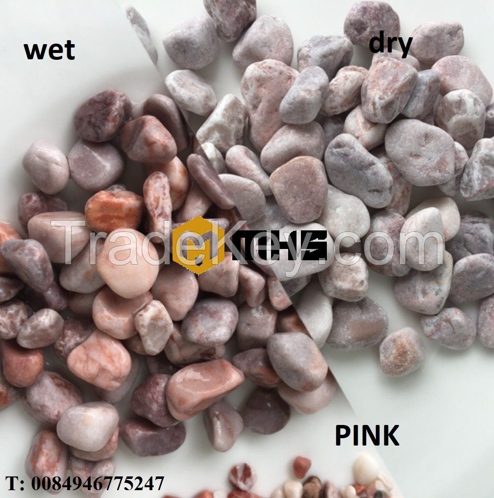 Pink Tumbled Pebble Stone