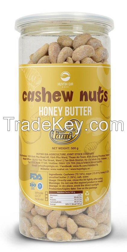 Roasted Honey Butter Cashew Nut Huynh Gia Agri Jsc